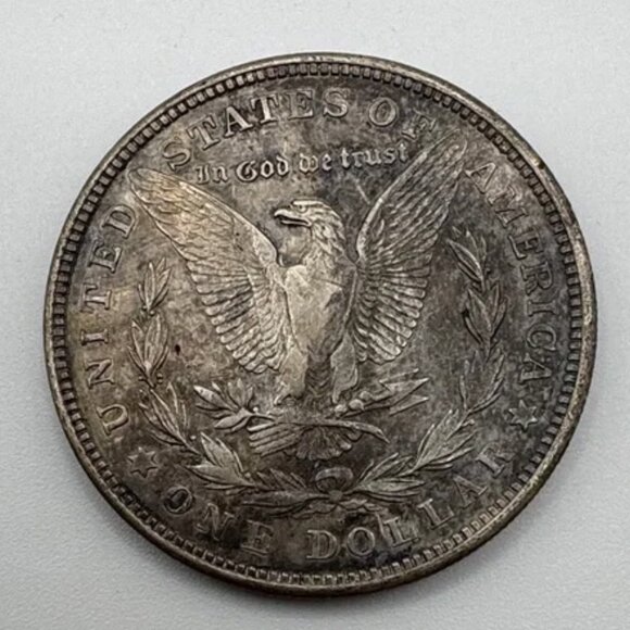 1921 US Morgan Silver Dollar Coin * RARE COLLECTIBLE * - Picture 2 of 2